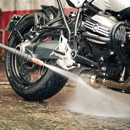 Motorcycle detailing